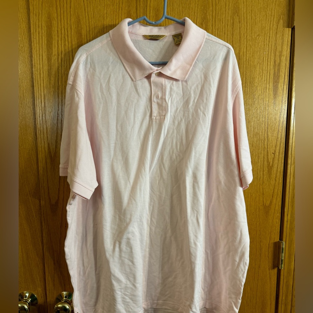 Gold Label Roundtree and Yorke - polo size 3X pink- (small dot on side- 2nd pic)